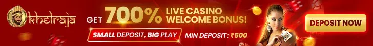 Khelraja Welcome Bonus