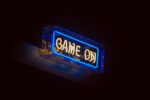 virtual game night suggestions, neon game on sign