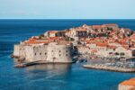 Dubrovnik, Croatia port city surrounded by the sea, travel destinations
