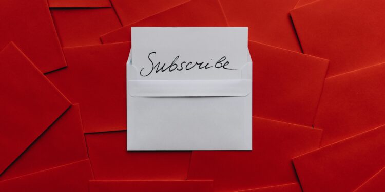 image of subscription invite as used in freemium monetization models