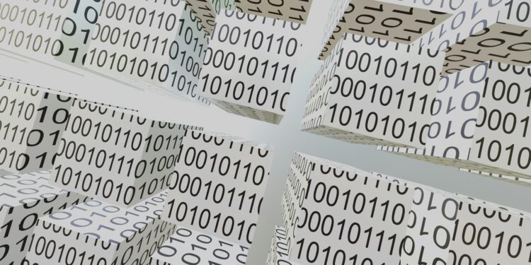 image of binary code blocks behind random number generator systems