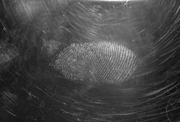 Fingerprint used for biometric authentication