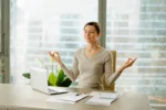 woman meditating on what is self regulation