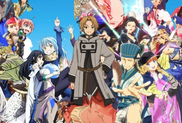 collection of popular isekai anime characters