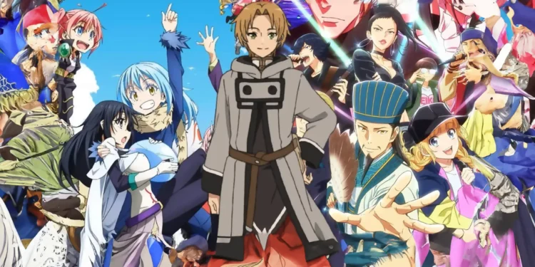 collection of popular isekai anime characters